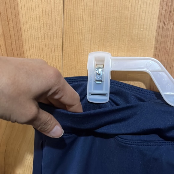 NWT yogipace navy blue size XXL skort UPF 50+ sun protection side & back pockets - Picture 9 of 14